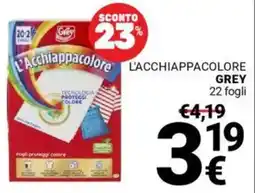 Supermercati Gulliver L'acchiappacolore GREY offerta