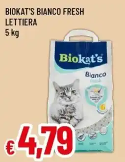 Famila Biokat's bianco fresh lettiera offerta