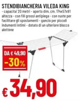 Famila Stendibiancheria vileda king offerta