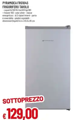 Famila PYRAMIDEA FRG104S FRIGORIFERO TAVOLO offerta