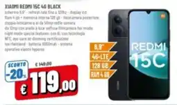 Famila XIAOMI REDMI 15C 46 BLACK offerta