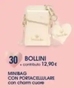 Famila Minibag con portacellulare con charm cuore offerta