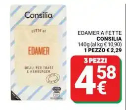 Supermercati Gulliver Edamer a fette CONSILIA offerta