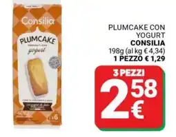 Supermercati Gulliver Plumcake con yogurt CONSILIA offerta