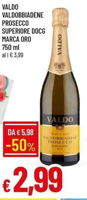Valdo valdobbiadene prosecco superiore docg marca oro