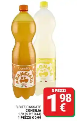 Supermercati Gulliver Bibite gassate CONSILIA offerta