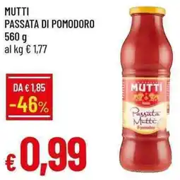 Galassia Mutti passata di pomodoro offerta