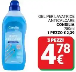 Supermercati Gulliver Gel per lavatrice anticalcare CONSILIA offerta