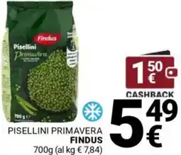 Supermercati Gulliver Pisellini primavera FINDUS offerta