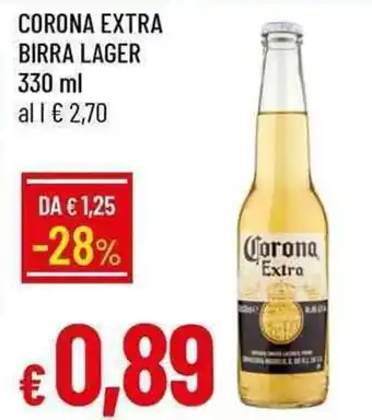 Galassia Corona extra birra lager offerta