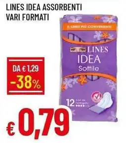 Galassia Lines idea assorbenti offerta