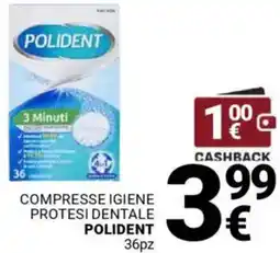 Supermercati Gulliver Compresse igiene protesi dentale POLIDENT offerta