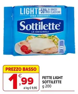 Iperal Fette light sottilette offerta