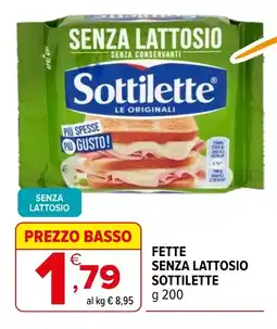 Iperal Fette senza lattosio sottilette offerta