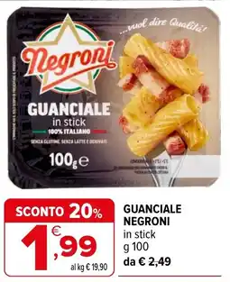 Iperal Guanciale negroni offerta