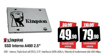 Vobis Hard disk ssd offerta