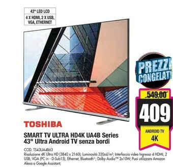 Wellcome Smart tv offerta