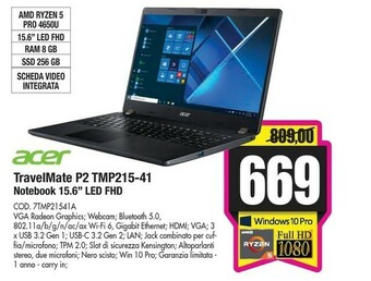 Wellcome Notebook offerta