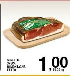 Sigma Speck di montagna offerta