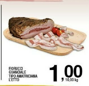 Sigma Fiorucci guanciale tipo amatriciana offerta