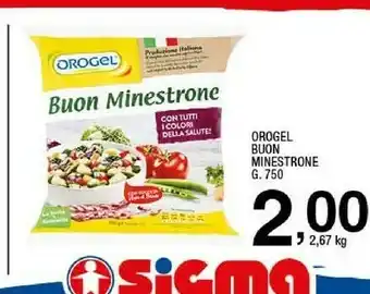 Sigma Buon minestrone i vegetali offerta