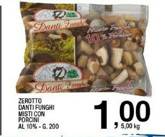 Sigma Zerotto danti funghi misti con porcini offerta