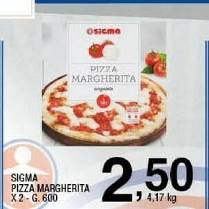 Sigma Sigma pizza margherita offerta