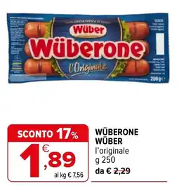 Iperal Wüberone wüber offerta