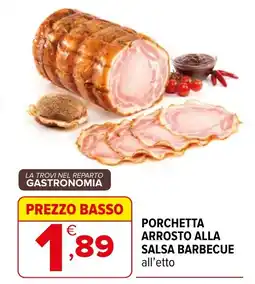 Iperal Porchetta arrosto alla salsa barbecue offerta