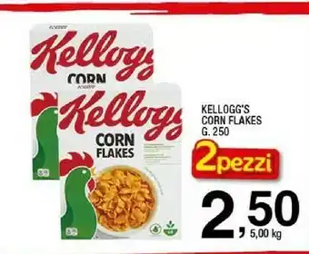 Sigma Kellogg's - corn flakes gli originali 250 g(ml) offerta