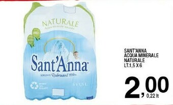 Sigma Acqua minerale naturale offerta