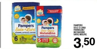 Sigma Sole e luna pannolini/ mutandino offerta