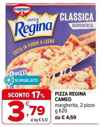 Pizza regina cameo