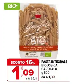 Iperal Pasta integrale biologica garofalo offerta