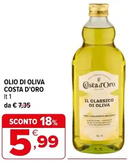 Iperal Olio di oliva costa d'oro offerta