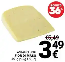 Supermercati Gulliver Asiago dop FIOR DI MASO offerta