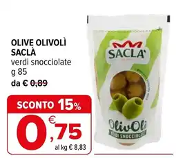 Iperal Olive olivolì saclà offerta