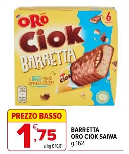 Iperal Barretta oro ciok saiwa offerta