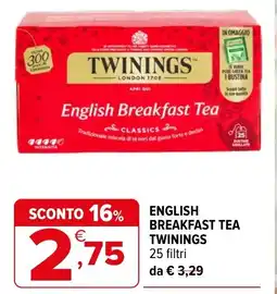 Iperal English breakfast tea twinings offerta