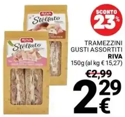Supermercati Gulliver Tramezzini RIVA offerta