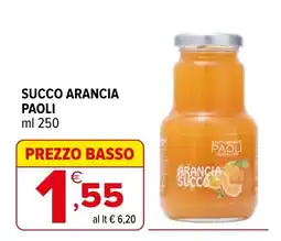 Iperal Succo arancia paoli offerta