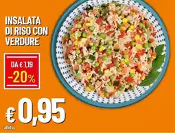Galassia Insalata di riso con verdure offerta