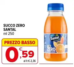 Iperal Succo zero santal offerta