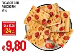 Galassia Focaccia con pomodorini offerta