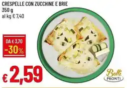 Galassia Crespelle con zucchine e brie offerta
