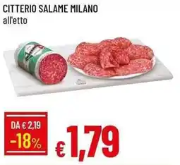 Galassia Citterio salame milano offerta
