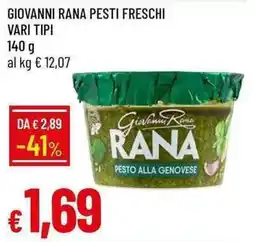 Galassia Giovanni rana pesti freschi offerta