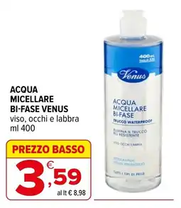 Iperal Acqua micellare bi-fase venus offerta