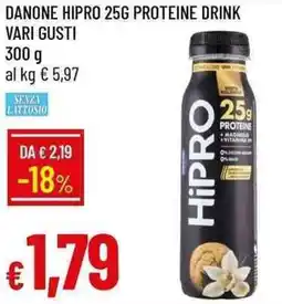 Galassia Danone hipro 25g proteine drink offerta