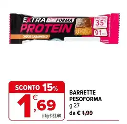 Iperal Barrette pesoforma offerta